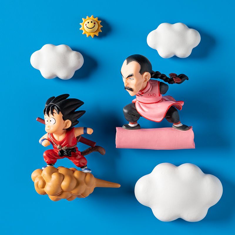 Nam Châm Dán Tủ Lạnh Họa Tiết Hoạt Hình Dragon Ball 3D Sáng Tạo