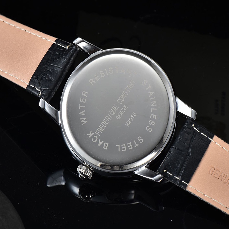 Đồng Hồ Quartz Dây Da Thời Trang Công Sở Cho Nam