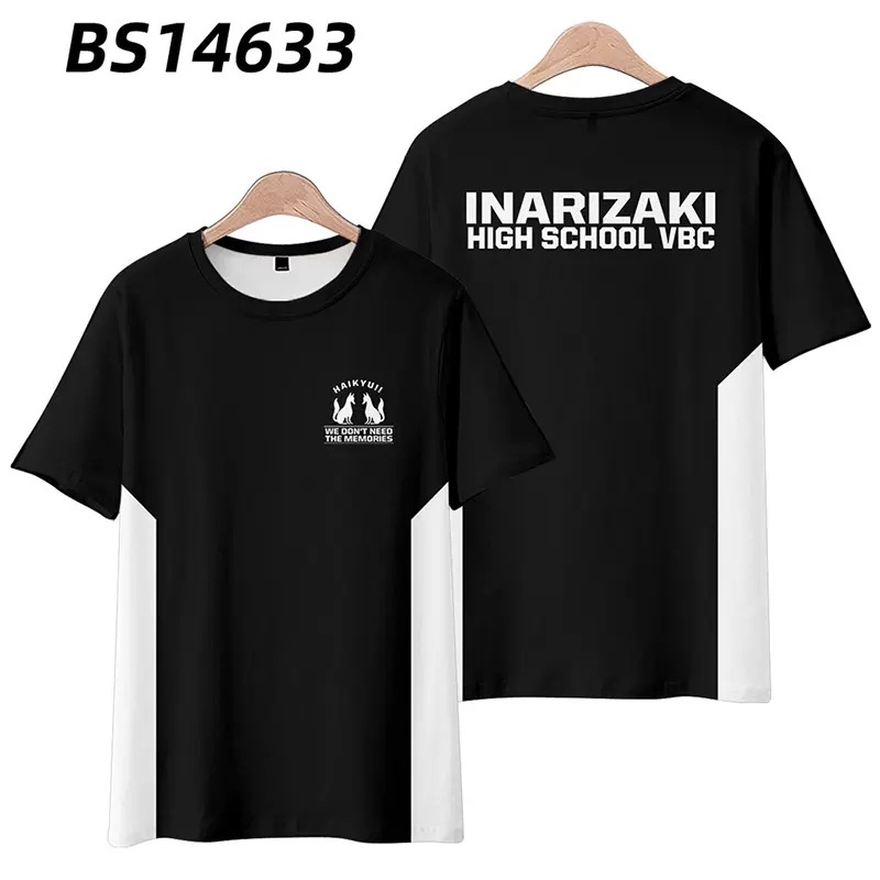 Áo Thun Cotton YB4 Haikyuu volleyball juvenile Yu Nishinoya BY4