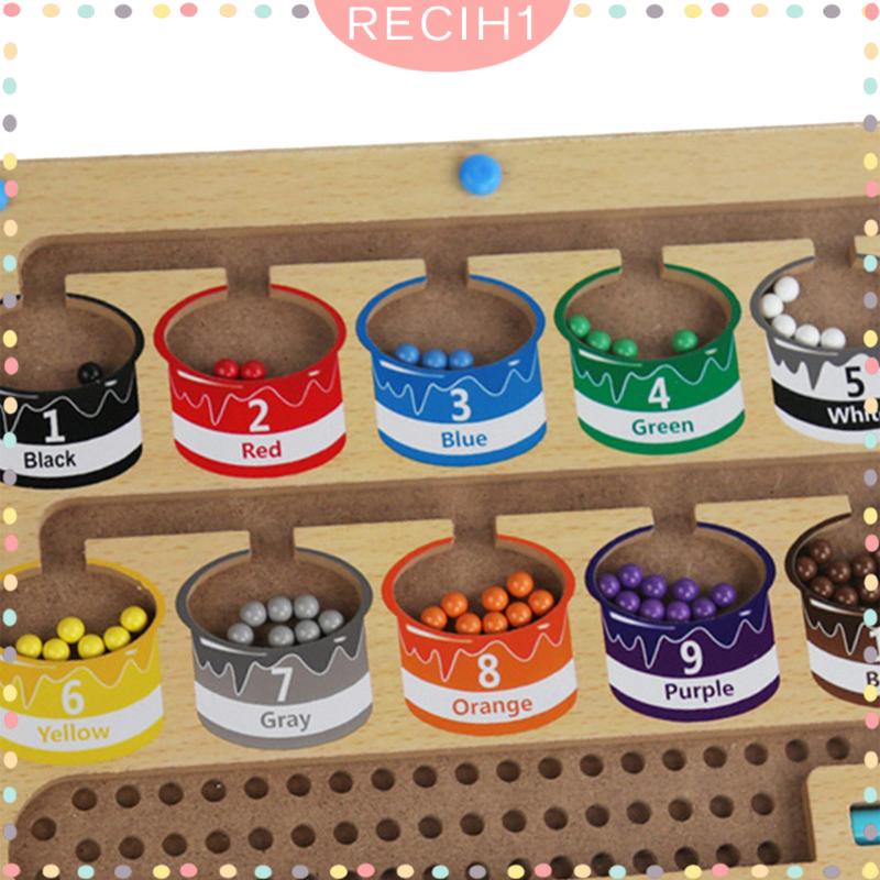 Bộ Đồ Chơi Mê Cung Bằng Gỗ Nhiều Màu Sắc Cho Trẻ Mẫu Giáo