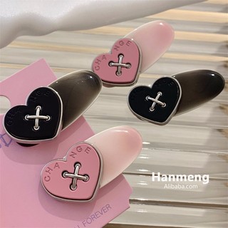 Kẹp Tóc Mỏ Vịt Hình Trái Tim Cho Nữ