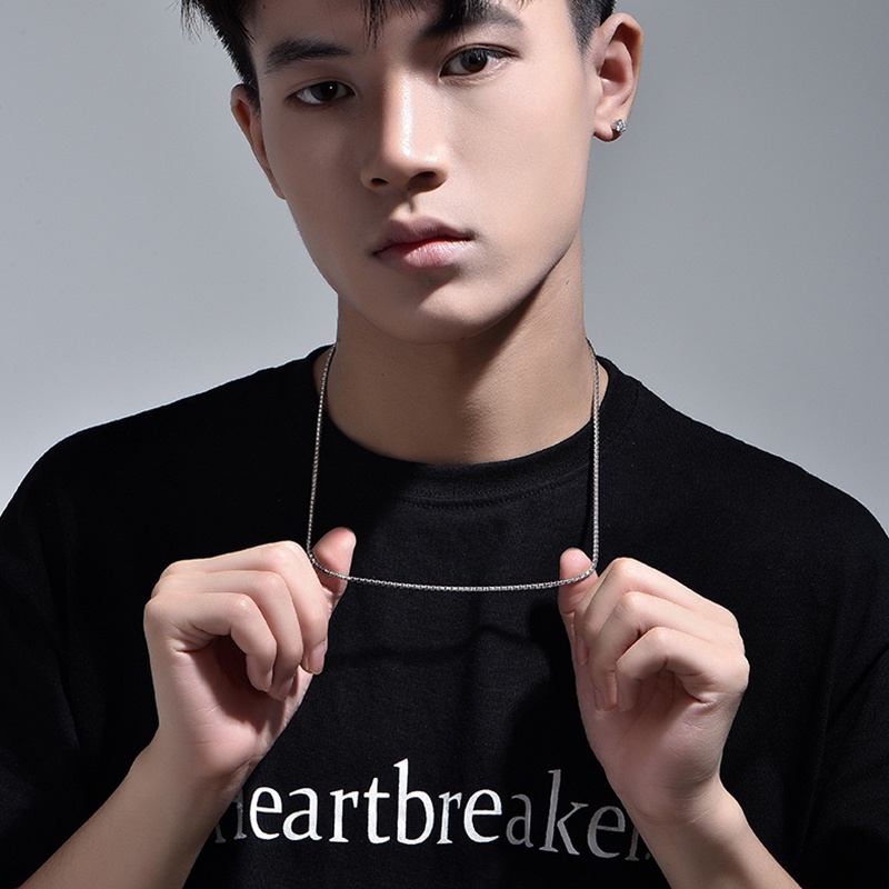 Vòng cổ Bằng Thép Không Gỉ Không Gỉ Không Phai Phong Cách Hip Hop Cho Nam Và Nữ
