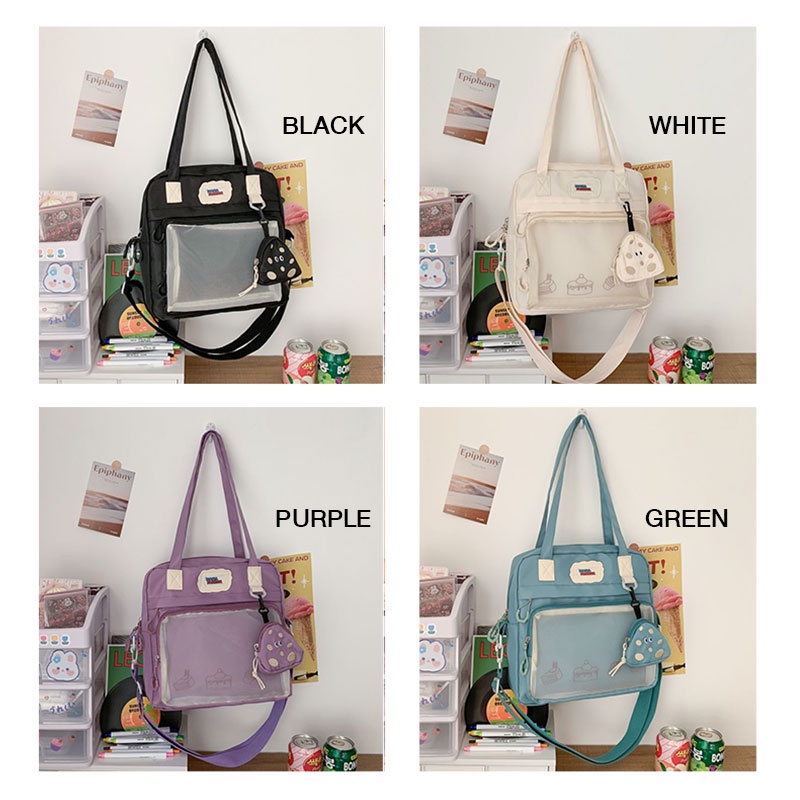 Just STAR Túi vải Nhật Bản Ý Hợp Thời Trang Cho Học Sinh