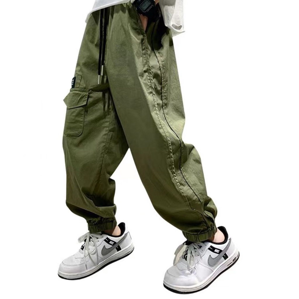 Quần Dài Thể Thao Rộng Rãi Phong Cách Hàn Quốc Mới 2023 Dành Cho Bé Trai