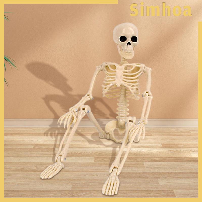 Bộ Xương Mini Có Khớp Cử Động Cho Kệ Sách Văn Phòng Haunted House