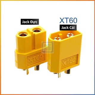 Jack cắm xt60 mạ vàng, jack đực male, jack cái female