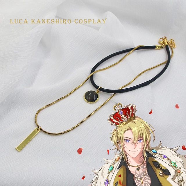 Bộ Vòng cổ + Bông Tai Hóa Trang Nhân Vật Anime Vtuber Luca Kaneshiro Hololive NIJISANJI EN Luxiem Ike Eveland