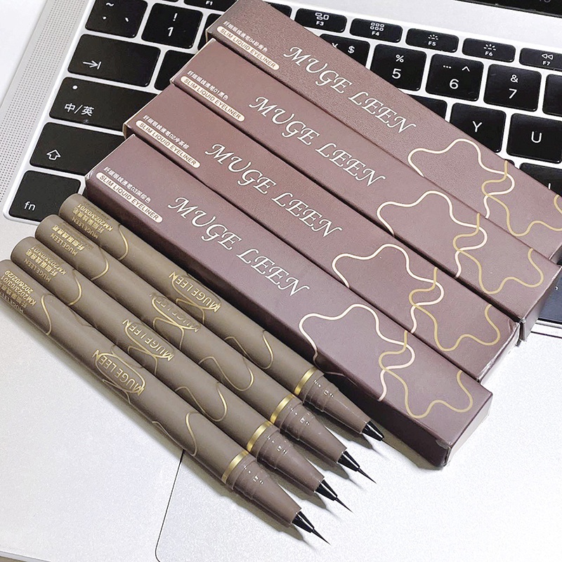 Kẻ mắt nước bút kẻ mắt đầu mảnh eyeliner màu đen nâu nội địa trung CFH