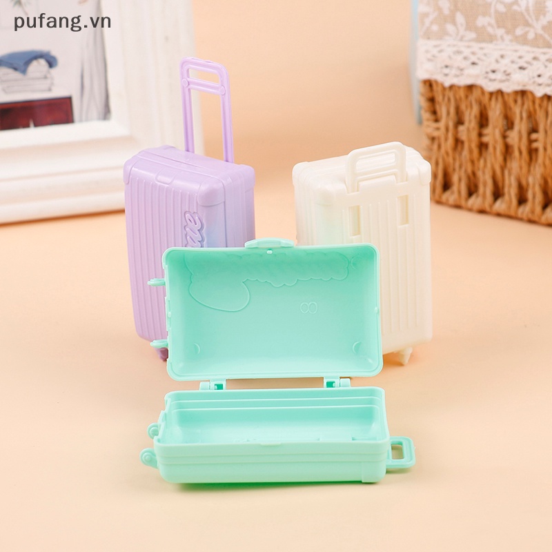 1 Mô Hình Va Li Du Lịch Bằng Nhựa Cho Nhà Búp Bê