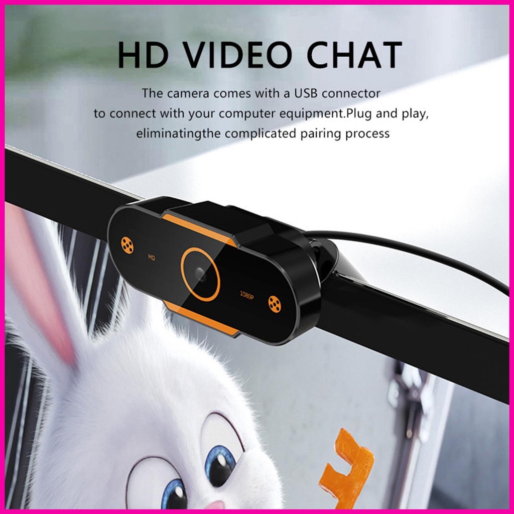 Webcam 1080P HD USB Mini Có Thể Điều Chỉnh Cho Họp Video / Live Llrnvn