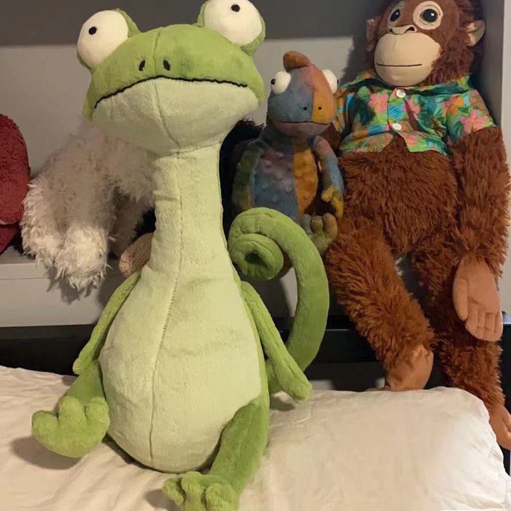 Jellycat  Cactus Chameleon Vui nhộn Sáng tạo Cactus Chameleon Quà tặng sinh nhật cho trẻ em Búp bê nhồi bông