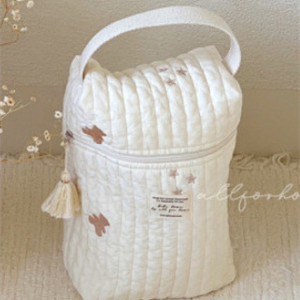 Ba lô Baby Mummy Túi đựng tã Túi đa năng cho bé Túi đựng tã chất lượng cao Có thể treo Xe đẩy Dây kéo Túi đựng tã di động cyn