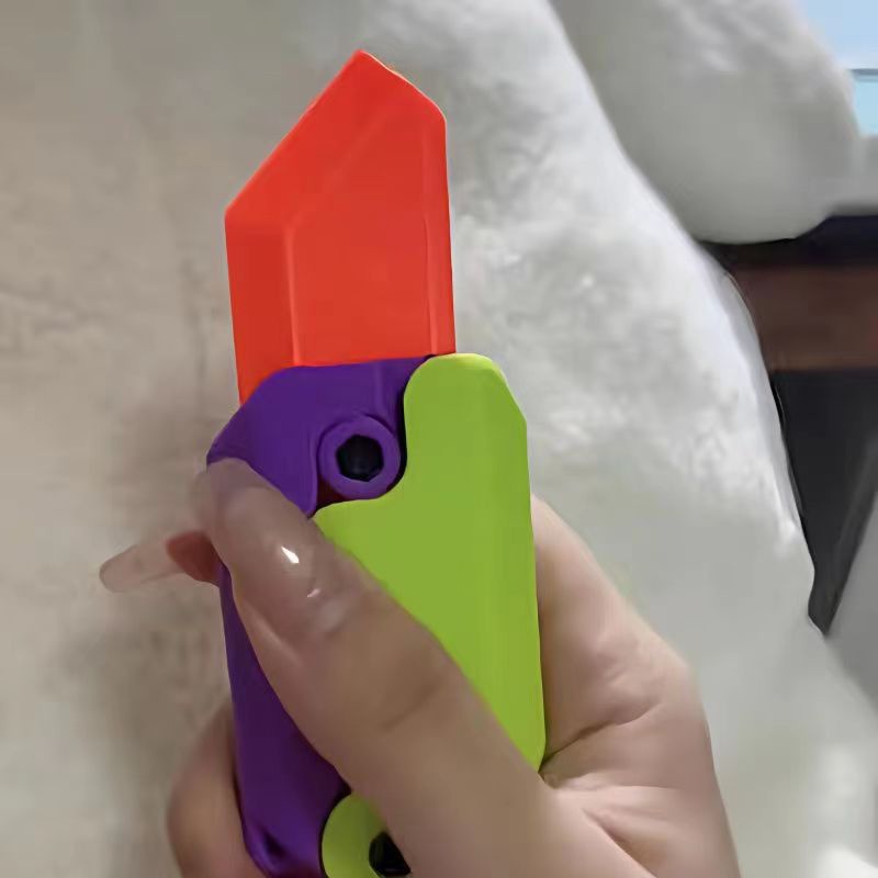 Đồ Chơi Thẻ Bài Hình Cà Rốt / Củ Cải 3d Dễ Thương