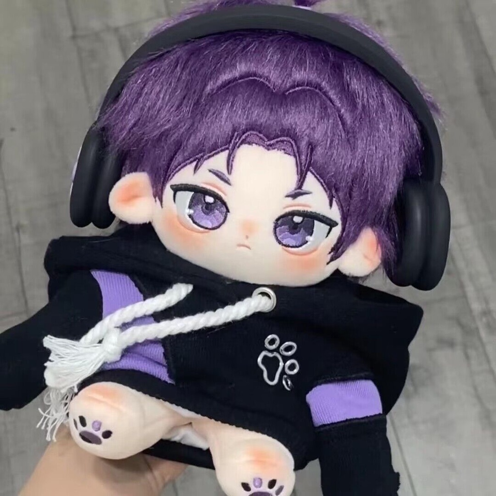20 cm búp bê màu xanh khóa reo mikage plushie búp bê sang trọng quần áo bông thay đổi quần áo trang phục trang phục cosplay anime one-piece cotton cross-dressing