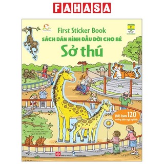 Sách first sticker book - sách dán hình đầu đời cho bé - sở thú