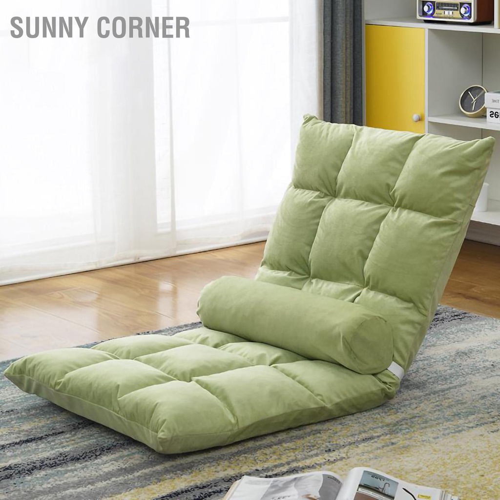 Sunny corner Có hàng sẵn Tatami Sofa Ghế Lưng Phòng Ngủ Đơn Sàn Ban Công Nhỏ Đệm