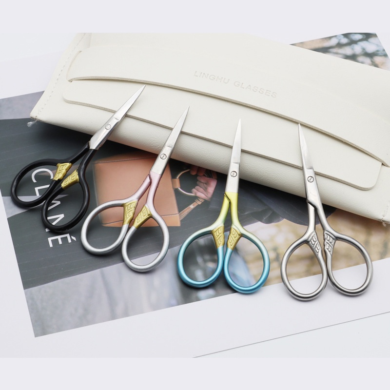 Mini Needle Clipper đa chức năng Trang điểm Eyelash Trimmer Mặt Hair Removal Scissor