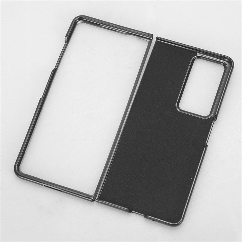Đối với honor magic v2 5g case nhiều khe cắm thẻ vỏ da pu rắn và bìa sách pc