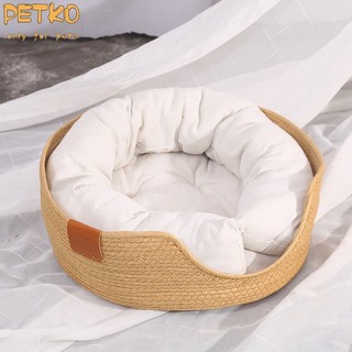 Petko cat litter đơn giản gió mây dệt tay-woven all-season universal cat scratch board home cat and dog nguồn cung cấp