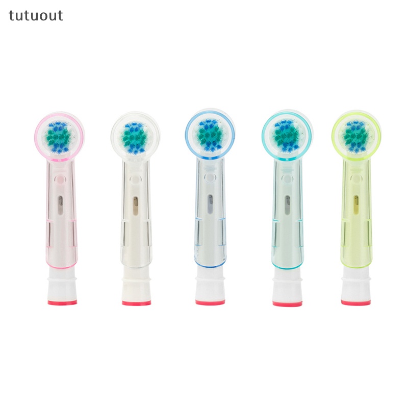 Tutuout 2 cái Nắp bọc đầu bàn chải đánh răng điện Oral-b đầu tròn