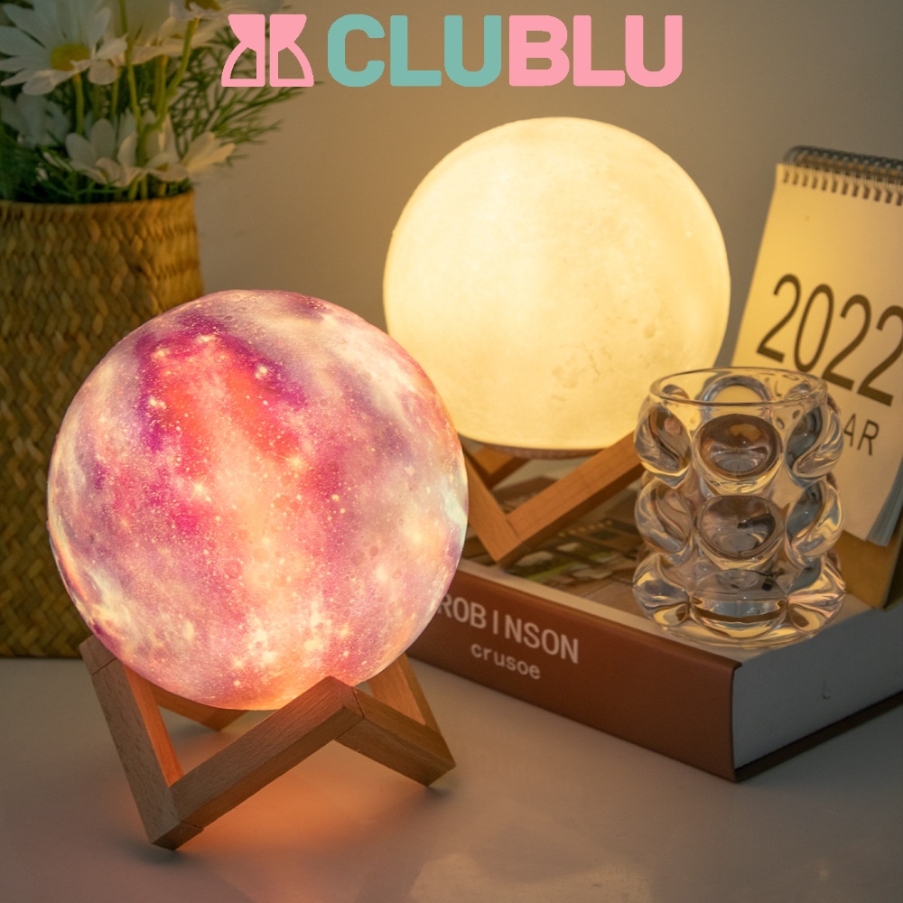 Loa Bluetooth Có đèn LED Cao Cấp Loa Máy Tính Để Bàn Không Dây Siêu Trầm Chất Lượng âm Thanh Cao Hạnh Phúc Giấc Mơ Bầu Trời đầy Màu Sắc ánh Sáng Mặt Trăng