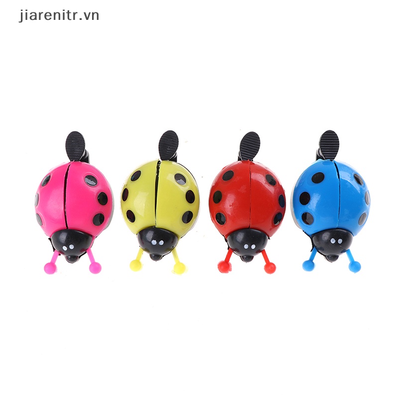 Ji 1pc xe đạp bọ rùa chuông phim hoạt hình chuông đi xe đạp trẻ em đáng yêu đi xe đạp còi báo động vn