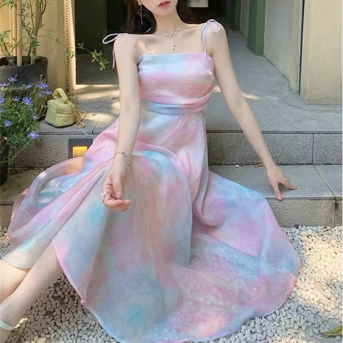 Chic váy nữ Đầm Body Cho thời váy trang hàng cao cấp tính cách 2023 NEW 080402