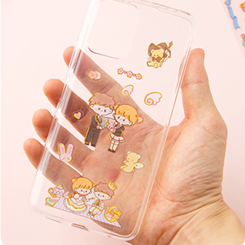 Bộ 3 Tấm Sticker Hoạt Hình Bằng Đồng Chống Thấm Nước Trang Trí diy