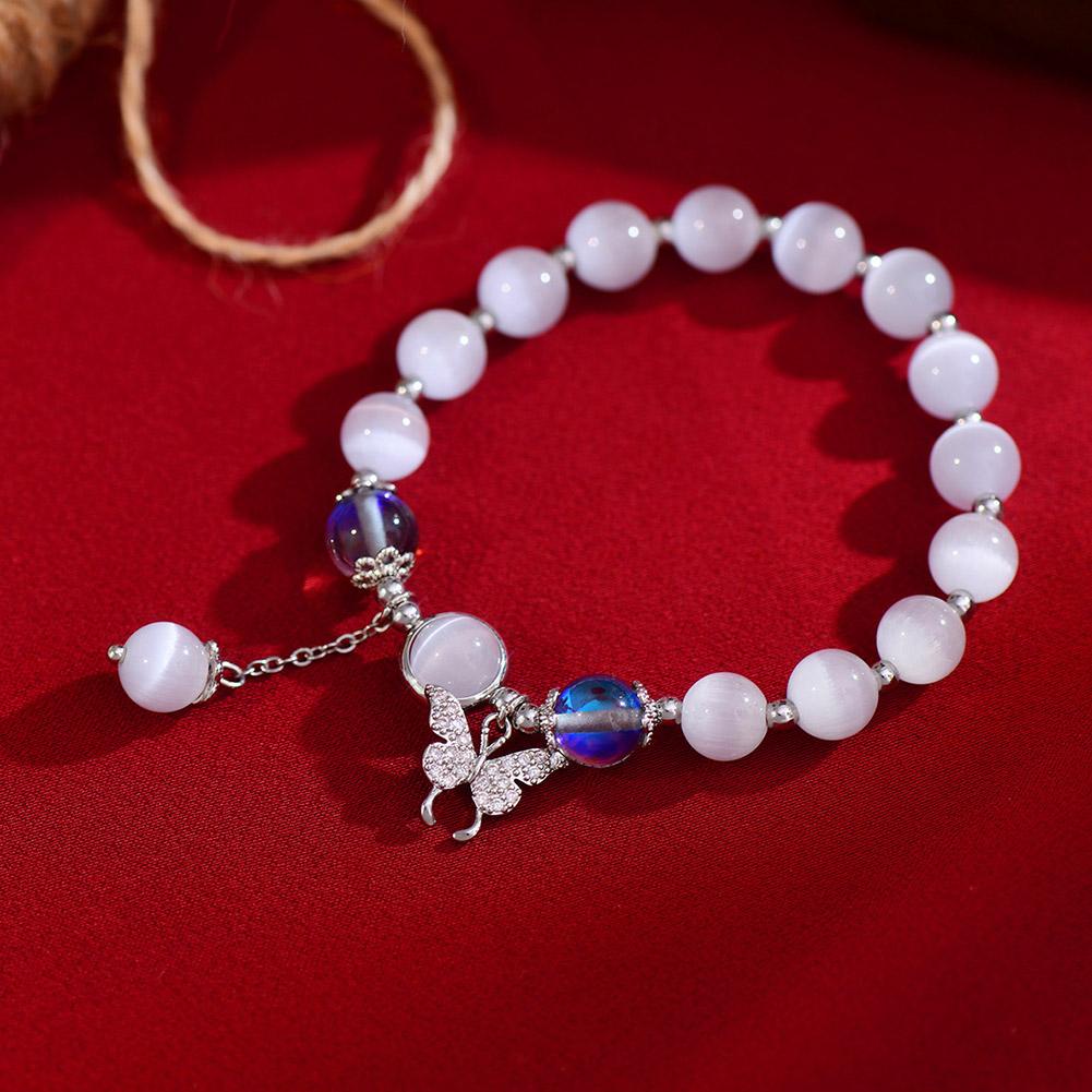 Ins style butterfly bracelet fashion grey moonlight bracelet bracelet nữ đơn giản j1y7