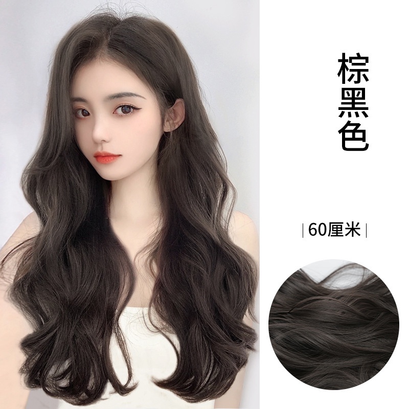 Tóc Giả Dài Thẳng Tàng Hình Không Đường May Thời Trang Cho Nữ