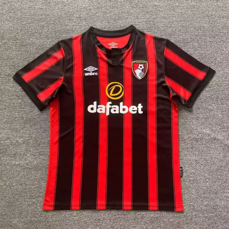 23-24 bournemouth áo sơ mi sân nhà s-xxl bóng đá nam tay ngắn jersey áo bóng đá thể thao khô nhanh aaa