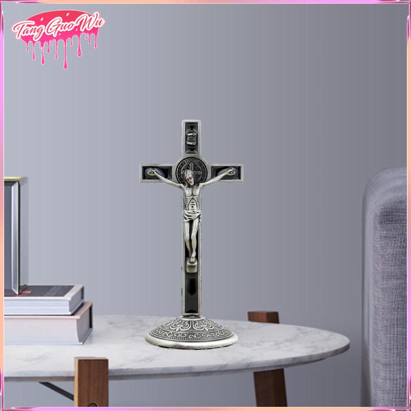 Cây thánh giá bức tượng thánh giá chúa giêsu trên thánh giá đứng trang trí chữ thập cây thánh giá bền chữ thập bàn thờ cho trang trí nội thất quà tặng tôn giáo
