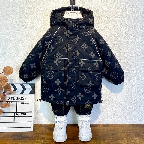 Áo Khoác Đệm Cotton Dày Dặn Phong Cách Mới 2023 Cho Bé Trai