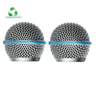 2 cái micrô nướng micrô lưới thay thế mic ball head mesh cho shure beta58a sm58 pgx24 slx24