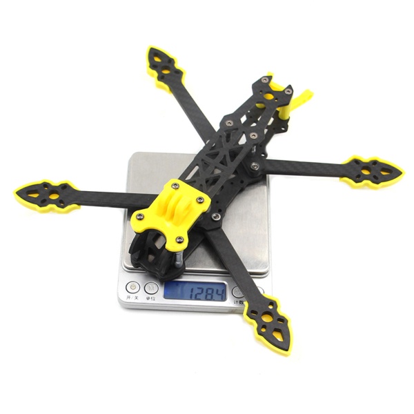 Lin lannrc mark4 khung sợi carbon 5 inch fpv 225mm chiều dài cơ sở 5mm cánh tay tự do khung dài cho rc quadcopter
