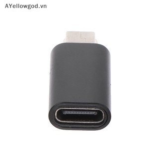 Ayellowgod mini 5 pin usb adapter b male to usb type c female data transfer connector vn