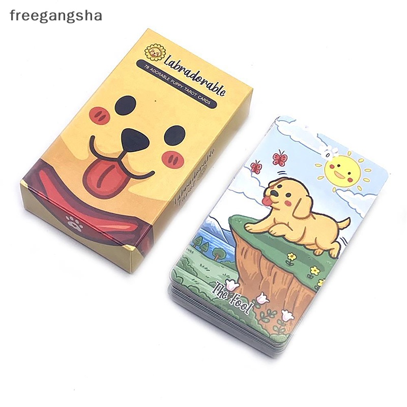 Labradorable tarot card lời tiên tri số phận bói toán bộ bài gia đình ban tiệc trò chơi bói bài trò chơi người mới bắt đầu thẻ fdh