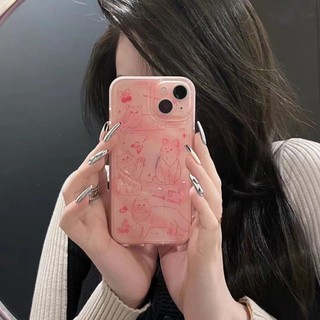 Dễ Thương Ốp Điện Thoại tpu Mềm Trong Suốt Hình Mèo Cho iphone 15 14 13 12 pro max 11 xs xr x 8 7 6 6s plus 12mini 13mini se2020