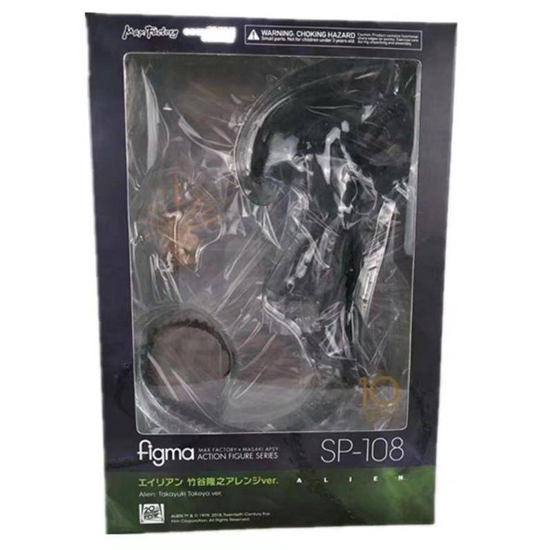 Figma alien figure sp-109 10th alien vs predator 2 pvc hành động hình mô hình đồ chơi quà tặng búp bê