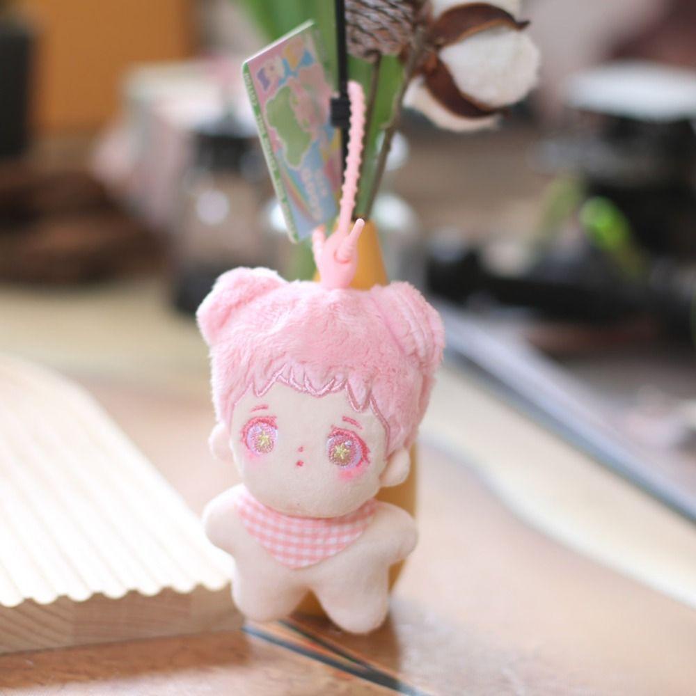 Búp bê bông fuzou mặt dây chuyền sang trọng, cô gái khăn quàng cổ búp bê ngôi sao sang trọng, quà tặng trẻ em mềm mại pp cotton mũm mĩm sáng tạo