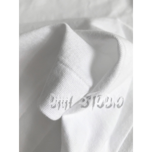 Play 220g fashion brand love cotton T-shirt Baoling black heart embroidery men's and women's play short sleeves