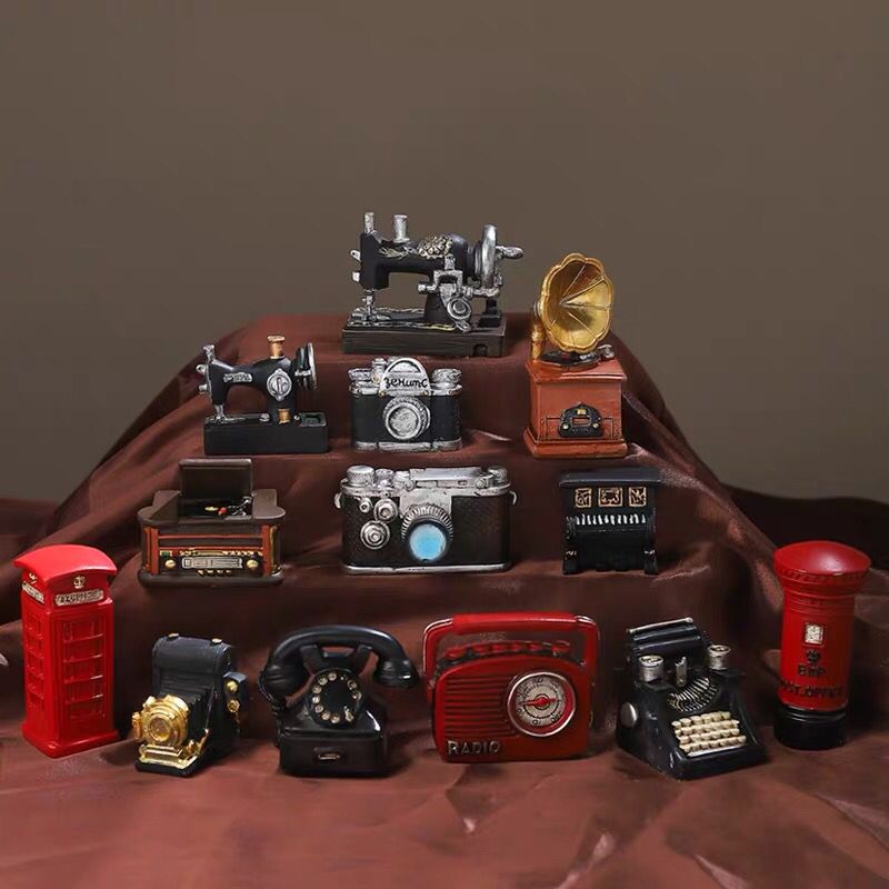 Đồ trang trí nhà theo phong cách retro bắc âu cho phòng khách, máy tính để bàn, phòng ngủ, đồ trang trí nhỏ, bằng nhựa, trưng bày tủ rượu