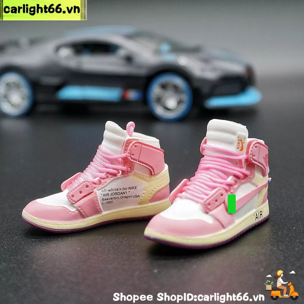 Đôi Giày Mini Tỉ Lệ 1/6 Cho Búp Bê / Mô Hình Giày Sneaker Mini