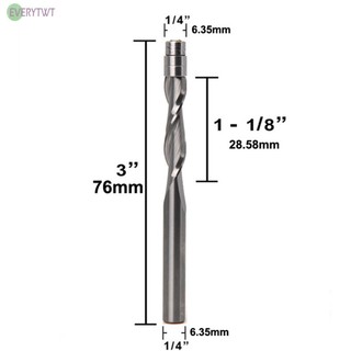 ⭐24H SHIPING ⭐Compression Flush Trim Solid Carbide Spiral Router Bit Miilling Cutter 6.35mm6mm
