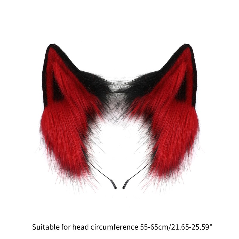 Băng Đô Cài Tóc Đính Tai Lông Hóa Trang Tiệc Sinh Nhật Cho Nữ