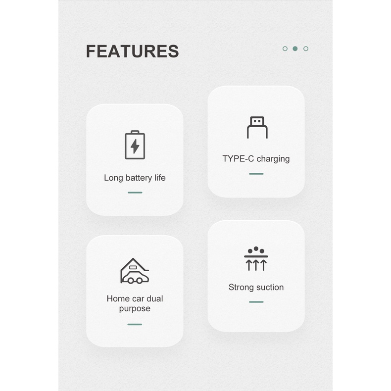 Máy hút bụi ô tô xiaomi không dây gia dụng tiện lợi máy tính để bàn máy hút bụi mini cầm tay mô hình sạc usb công suất cao