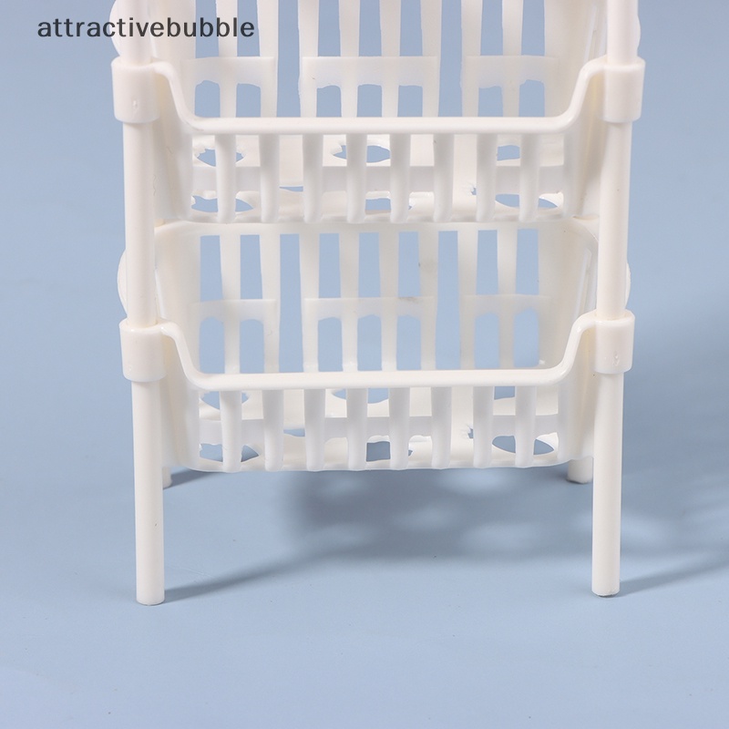 Atvn 1/12 dollhouse thức ăn nhỏ giỏ đựng trái cây búp bê nhà giỏ xếp chồng lên nhau phụ kiện trang trí nhà búp bê martijn