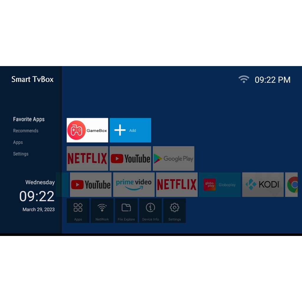 Hộp trò chơi iptv rạp hát tại nhà fax