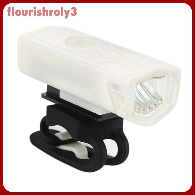 Đèn pha, Đèn pin đường trước xe đạp LED USB 300Lumen có 3 chế độ, chống nước