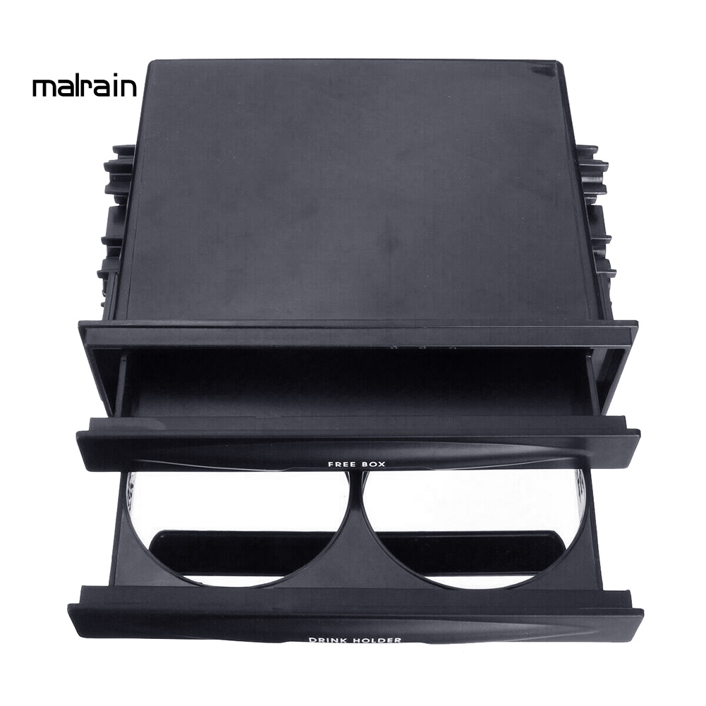 Giá Đỡ Cốc / Radio Hai Tầng Tiện Dụng Cho Xe Hơi